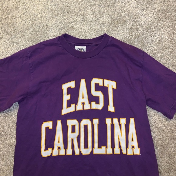 East Carolina University Purple & Yellow Shirt M - Picture 5 of 8